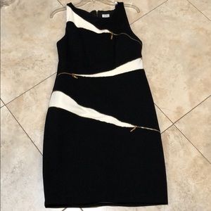 Black and White Cache Dress